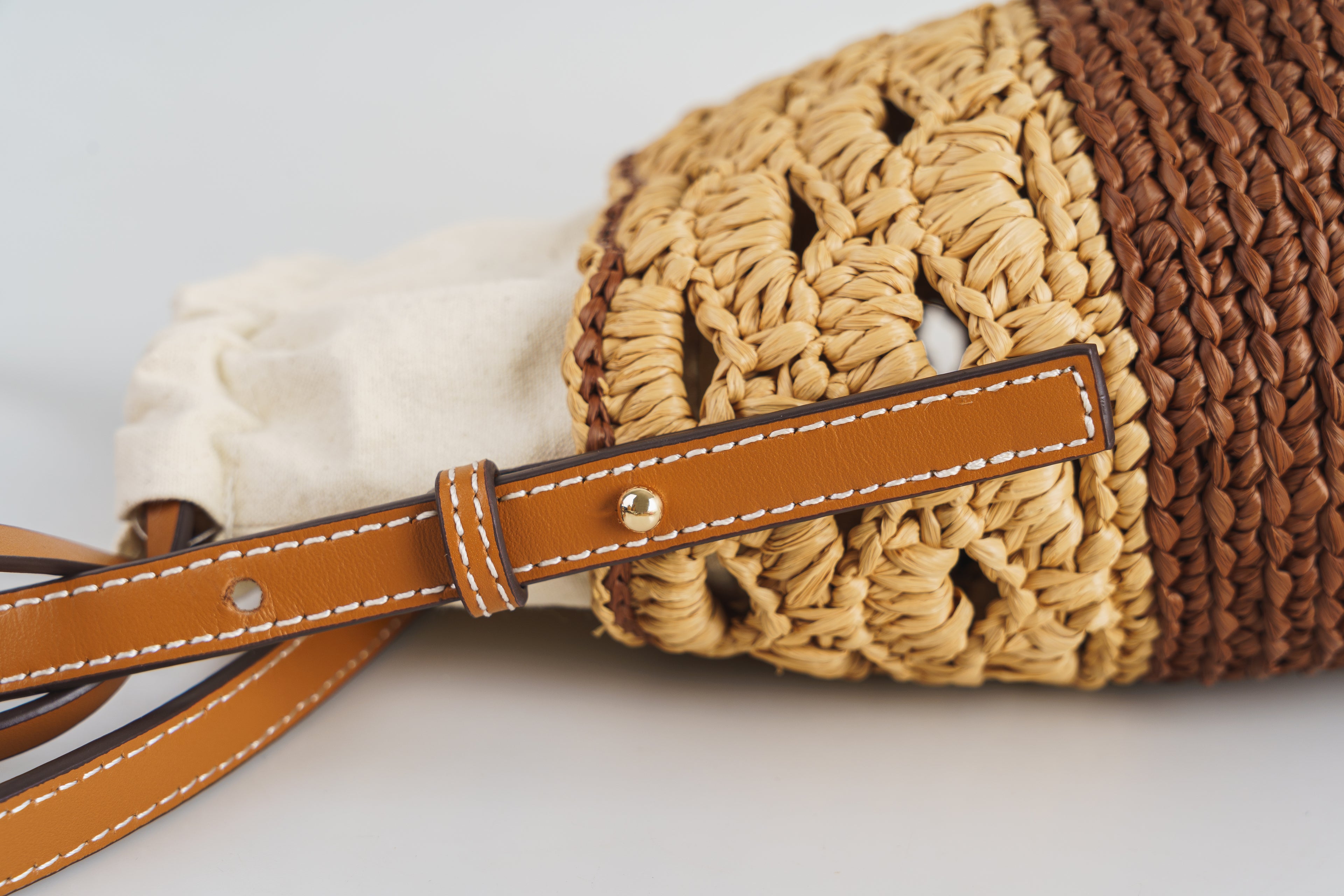 ドローストリングインナー付き巾着バッグパーツセット