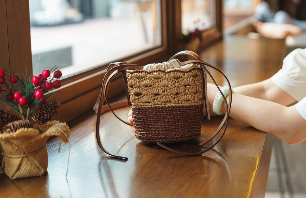 ドローストリングインナー付き巾着バッグパーツセット